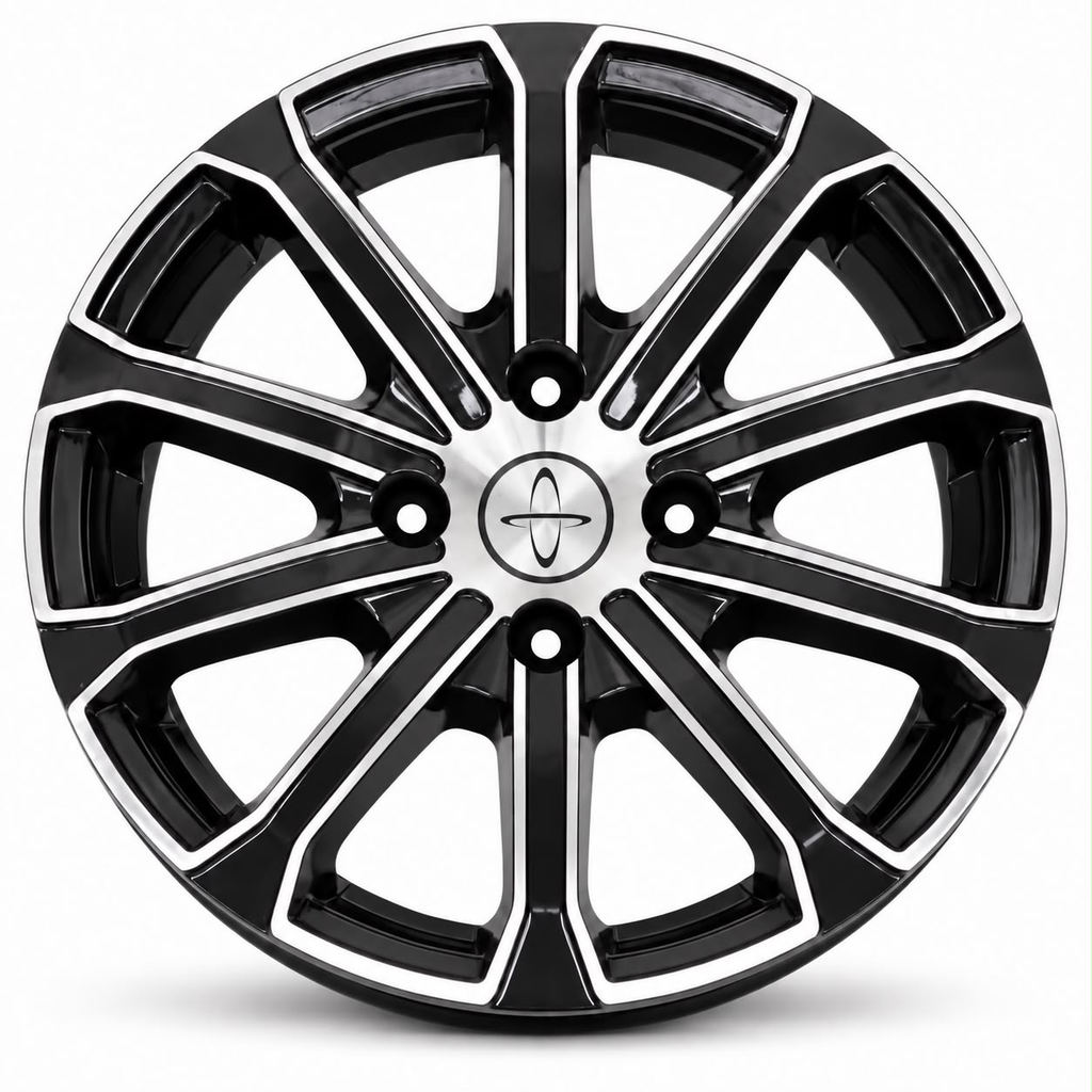 [LLAREB00008] LLANTA EB 15X6.5 4X108 mm B-NEGRO BRILLANTE