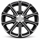 LLANTA EB 15X6.5 4X108 mm B-NEGRO BRILLANTE