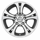 LLANTA EB 16X7" 5X114.3 mm GRIS BRILLANTE