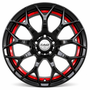 LLANTA TAG 17X7.5 BK558 5 X100 BLACK