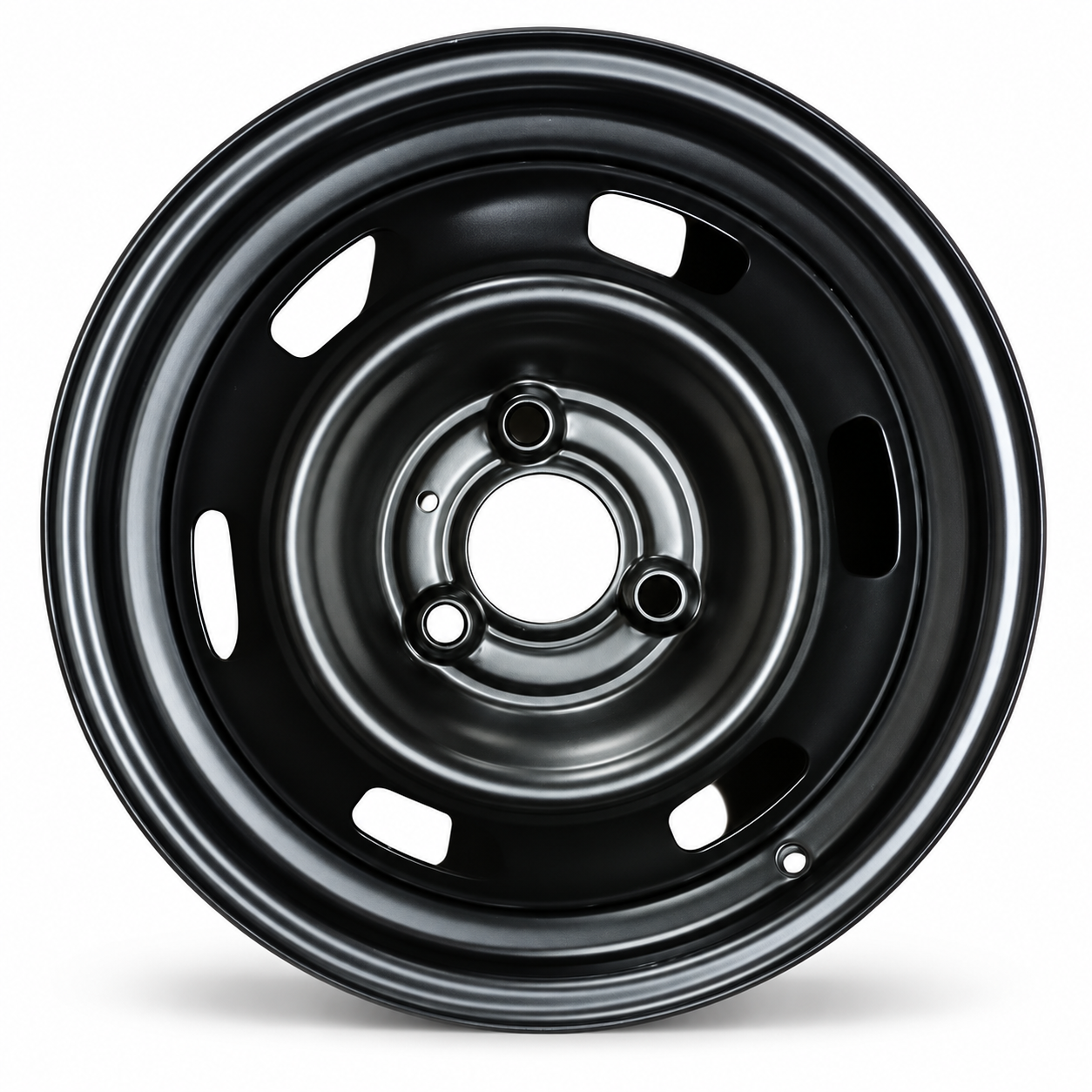[LLAITA00092] LLANTA ITALBO 14X5 3X100  RENAULT KWID (NEGRO OPACO)